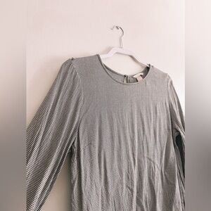 Houndstooth H&M Black and White Blouse